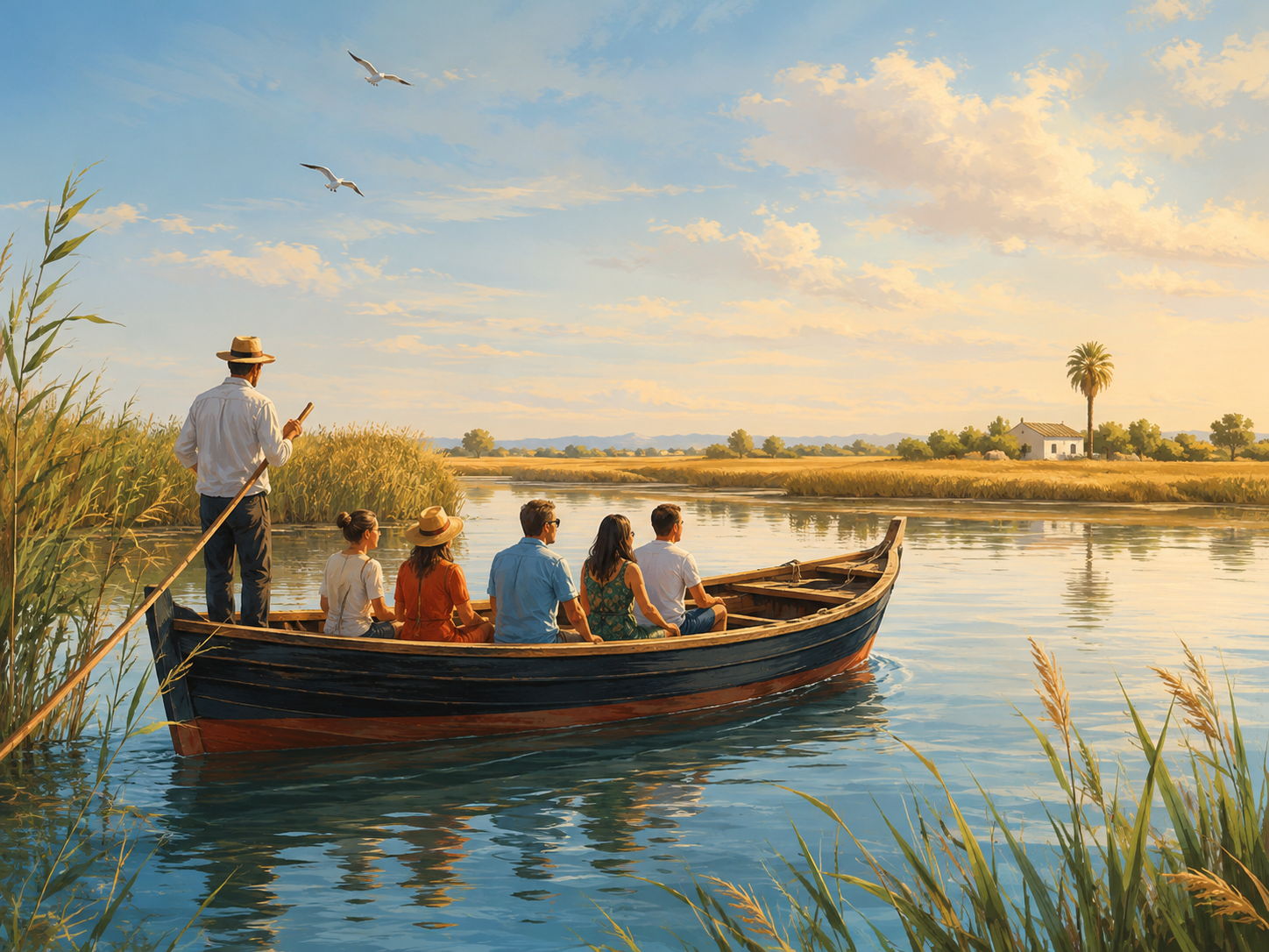Paseo en barca por la Albufera de Valencia